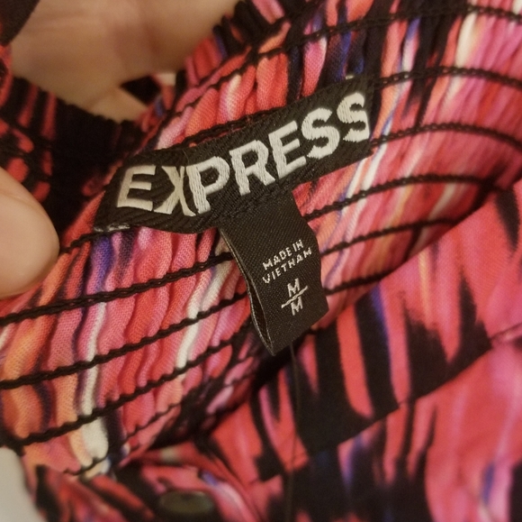 NWT Express mini multicolored dress size M - Picture 5 of 8